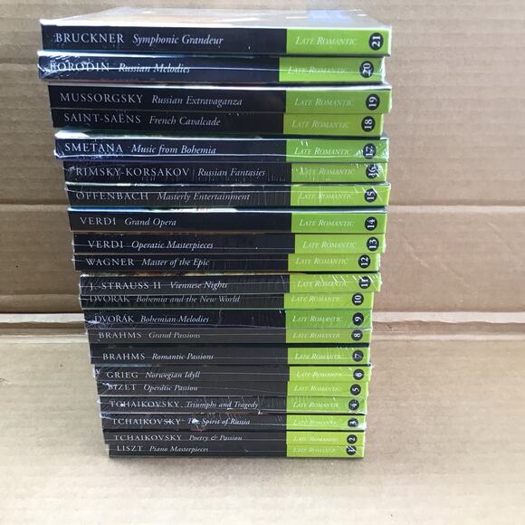 New 21 CD The Classic Composers Late Romantic Period Wagner Tchaikovsky Dvorak